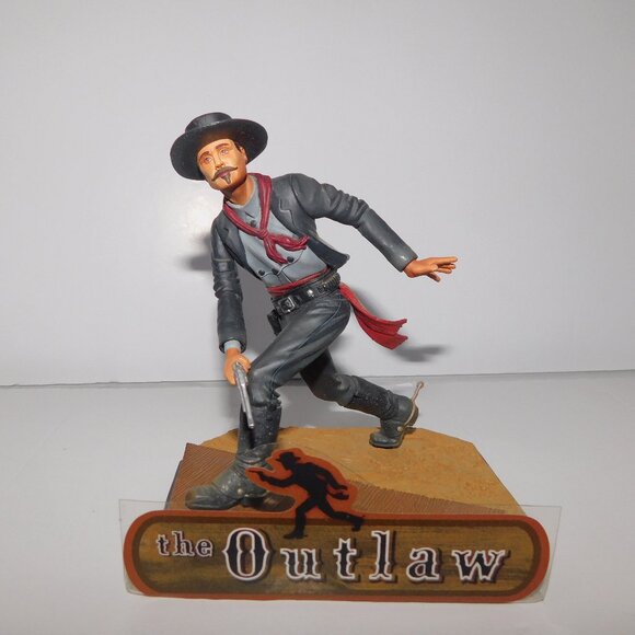 2003 Dusty Trail Toys The Outlaw 6" Western Gunslinger Old West Gambler Figure - Picture 1 of 8